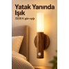 Yatak Yanı Sensörlü Kablosuz Led Duvar Apliği