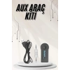 Yeni Nesil Bluetooth Aux Araç Kiti Siyah Tv Tablet Telefon Araç Araba
