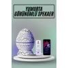 Yumurta Görünümlü Masa Ve Gece Lambası Renk Değiştirebilen Projektör