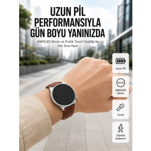 10 Gün Şarj Dayanımı Sunan Amoled Ekran Akıllı Saat Yeni Nesil