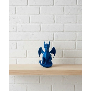 12 Cm Mavi Ejderha Figürü Koleksiyonluk Dekoratif Biblo