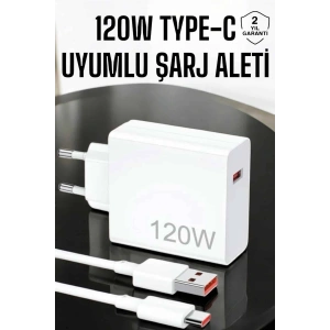 120w Şarj Aleti Type-c Uyumlu Turbo Şarj Aleti