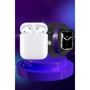 2025 Model Akıllı Saat Ve 2.nesil Tws Bluetooth Kulaklık Anc Özelliği Amoled Ekran