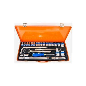 25 Parça 1/2 Lokma Seti Chrome Vanadium Parlak