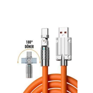 3 İn 1 Süper Hızlı Şarj Kablosu Android Ve İos Uyumlu Silikon Şarj Kablosu