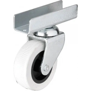 323 - 50x20 Mm Gri Uzun U Tablalı Teker 4 Adet