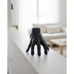 3d Modern Siyah El Biblo 17x16 Cm Ev Ve Ofis Dekorasyonu