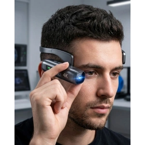 4k Giyilebilir Mini Kamera Eıs Stabilizasyon 120° Geniş Açı Wifi Kontrol