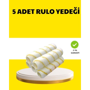 5’li İnce İşçilik Boya Rulo Seti Pürüzsüz Ve Eşit Kaplama