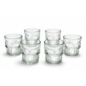 6lı Kurukafa Cam Shot Bardağı Alk2152