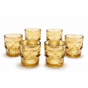 6lı Kurukafa Cam Shot Bardağı Alk2160