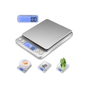 Pratik Dijital Hassas Mutfak Terazisi Hassas Tartı 2000 Gr./0.1 Gr. Hassasiyet