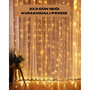 8 Fonksiyonlu Uzaktan Kumandalı Günışığı Perde Peri Led Dekoratif Işık
