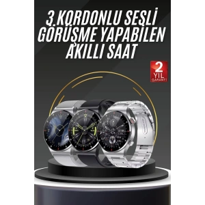 Akıllı Saat Adımsayar Nabız Ölçer Titreşim Özellikli Çağrı Cevaplama Sosyal Medya
