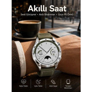 Akıllı Saat Bildirim Görme Sesli Görüşme Çoklu Kordon Gps Takibi