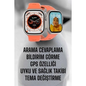 Akıllı Saat Gps, Sağlık Ve Uyku Takibi Arama Cevaplayan Bluetooth Bağlantılı