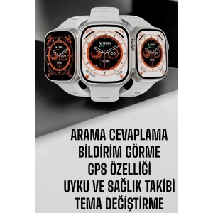 Akıllı Saat Nabız Ölçebilen Yeni Nesil Gps Ve Adımsayar Özelliği