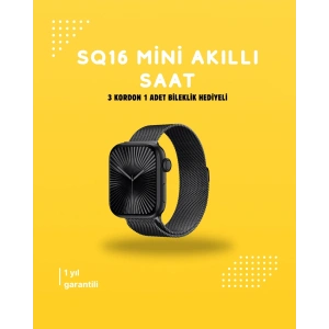 Akıllı Saat SQ-16 Mini Series 10 | Unisex Tasarım, Sağlık Ve Spor Takibi