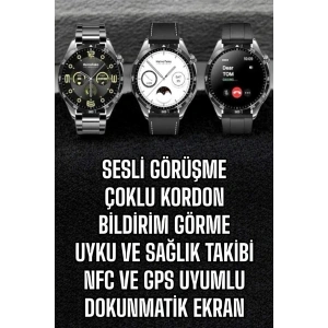 Akıllı Saat Titreşimli Pusula Nabız Ve Tansiyon Ölçer Nfc Uyumlu