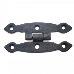 Antika Tarz Dekoratif Pirinç Dar Menteşe - 75x39 Mm, Oksit