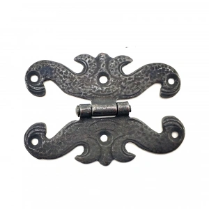 Antika Tarz Dekoratif Pirinç Kelebek Menteşe - 63x45 Mm, Oksit