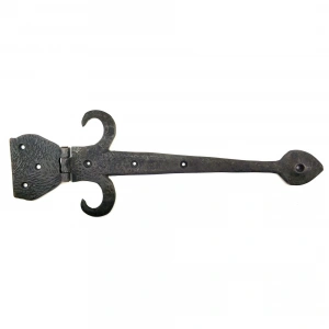 Antika Tarz Dekoratif Pirinç Kuyruklu Çanak Menteşe - 137x390 Mm, Oksit