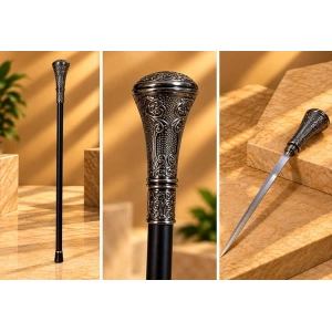 Asa Başlıklı Kılıçlı Baston Alk2561