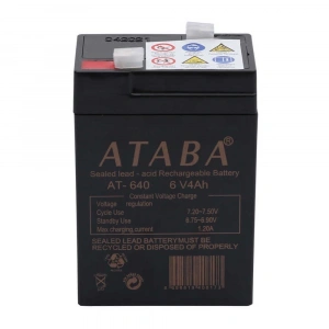 Ataba At-640 6v 4ah Işıldak Aküsü