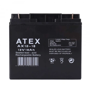 Atex Ax12-18 12v 18ah Akü
