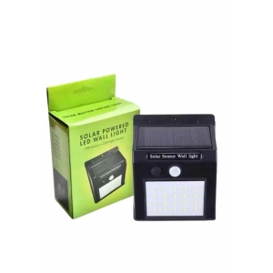Bahçe Aydınlatma Sensörlü Güneş Enerjili Duvar Lambası 40 Led Işık