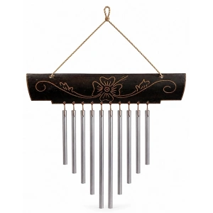 Bambu Metal Çubuklu Rüzgar Çanı No:1048