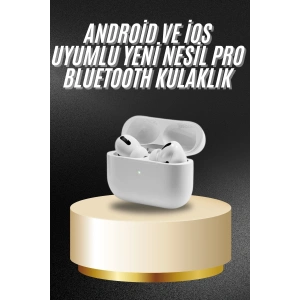 Beyaz Android Ve İos Uyumlu Yüksek Performanslı Uzun Pil Ömrü