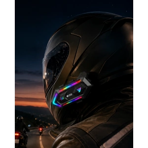 Bluetooth 5.3 Motosiklet Kask Intercom Kulaklık 1000 Metre Bağlantı