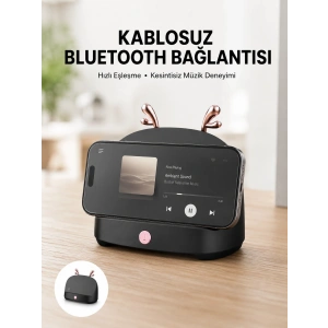 Bluetooth Hoparlör Uzun Pil Ömrü Yüksek Ses Kaliteli Kablosuz Telefon Tutma