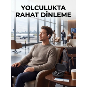 Bluetooth Kablosuz Kulaklık Kulak Kancalı Şarj Göstergeli