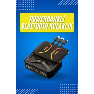 Bluetooth Kulaklık Dahili Powerbank Kablolu Düşük Gecikmeli Bluetooth 5.2