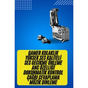 Bluetooth Kulaklık Dokunmatik Kontrol Tws Kablosuz Kulaklık Hi-fi Stereo