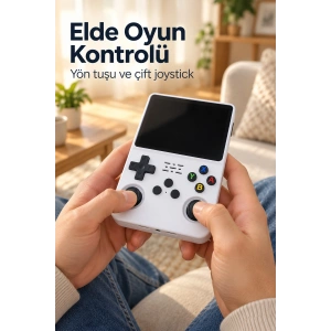 Çift Joystick Ve Ips Ekranlı El Oyun Konsolu
