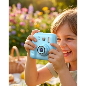 Çocuk Kamera Anında Baskı Özellikli 4 Rulo Kağıt Ve 5 Kalem Hediyeli