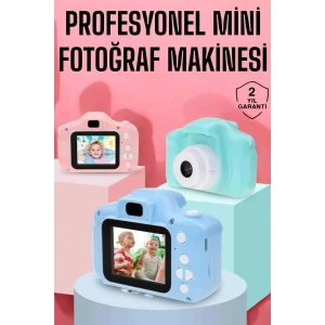 Çocuklara Özel Dijital Fotoğraf Makinesi Mini 1080p Hd Kaliteli