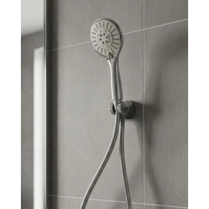 Çok Fonksiyonlu El Duşu Başlığı Spiral Hortumlu Dayanıklı Duş Seti