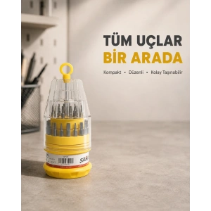 Çok Fonksiyonlu Tornavida Seti Telefon Ve Bilgisayar Uyumlu