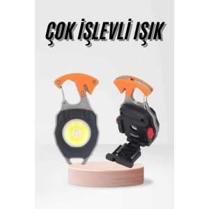 Çok İşlevli Acil Durum Işığı Usb Şarjlı Cep Feneri 7 Farklı Mod