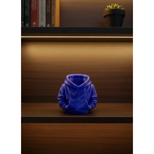Dekoratif Lacivert Hoodie Kalemlik 10x10 Cm
