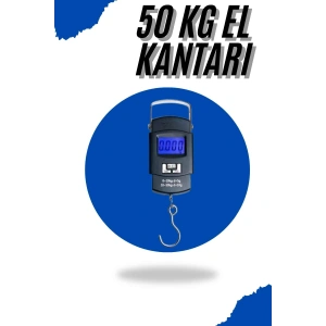 El Kantarı Dijital El Terazisi 50 Kg Kapasiteli Lcd Ekranlı