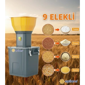 Epilons 55l 1300 W Profesyonel Tahıl Yem Öğütücü – 9 Paslanmaz Elek Hediyeli