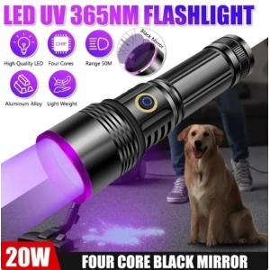 F-365 Uv 20w Şarjlı 26650 Pilli Profesyonel El Feneri
