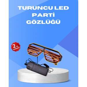 Gece Eğlencelerine Özel Renkli Led Işıklı Gözlük