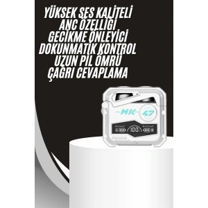 Gecikme Önleyici  Kulaklığı Bluetooth Bağlantılı Anc Özelliği 5.0 Bluetooth