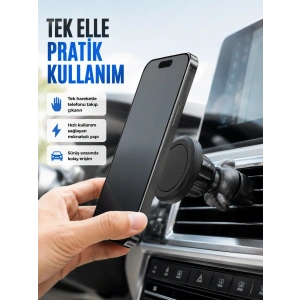 Güçlü Manyetik Araç İçi Telefon Tutucu Universal Telefon Standı